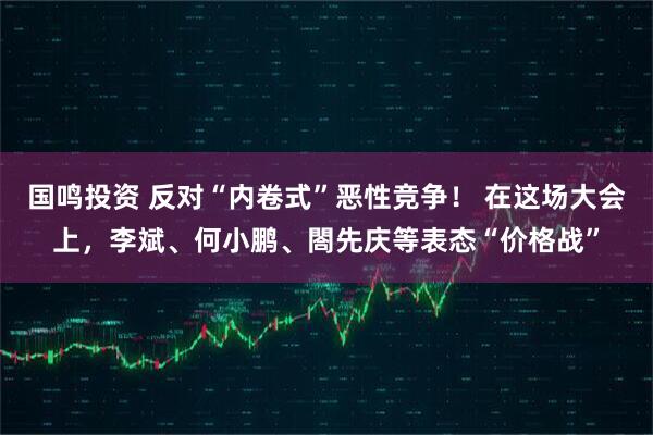 国鸣投资 反对“内卷式”恶性竞争！ 在这场大会上，李斌、何小鹏、閤先庆等表态“价格战”